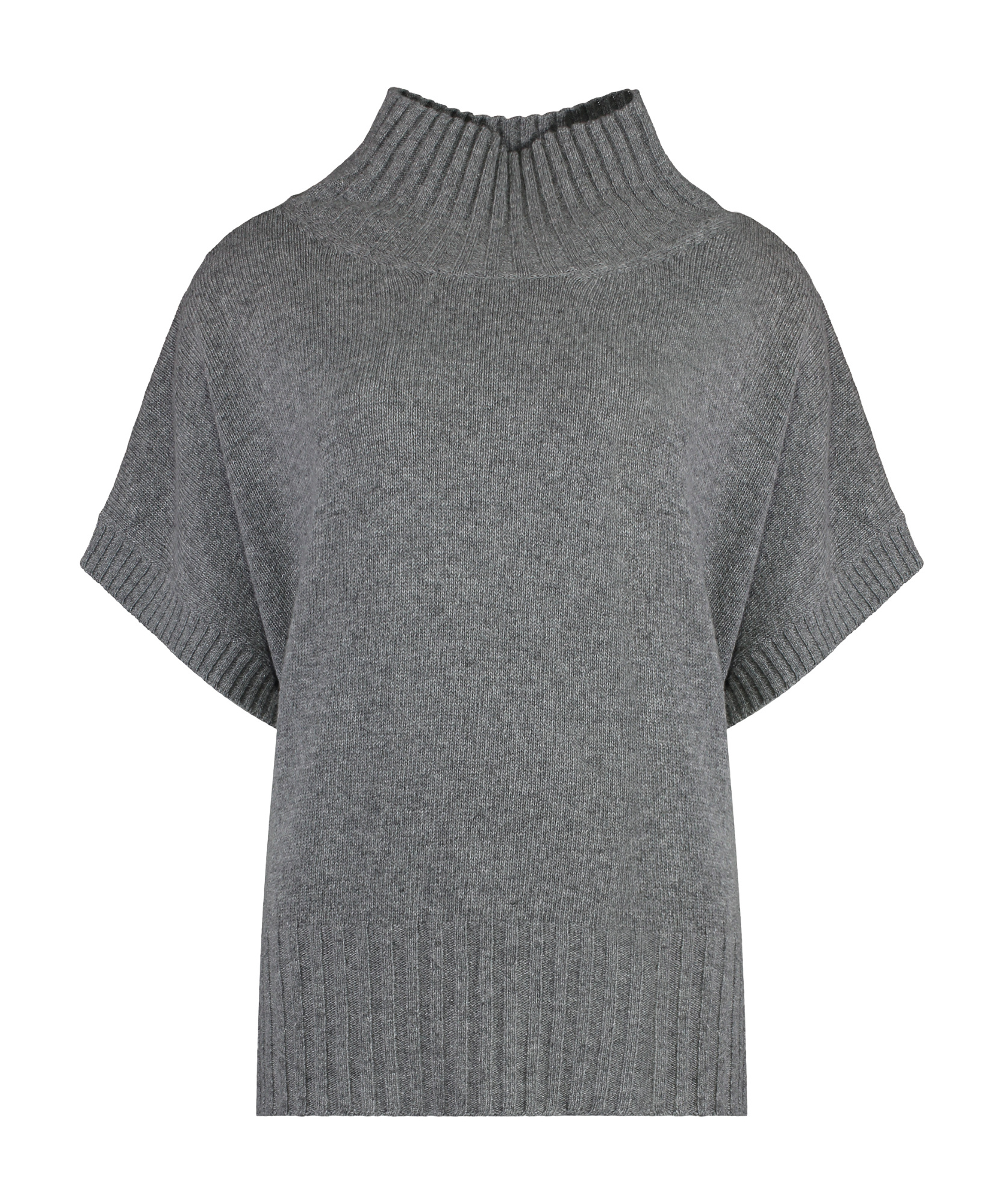 Weekend Max Mara Gel Wool Blend Turtleneck Sweater In Gray