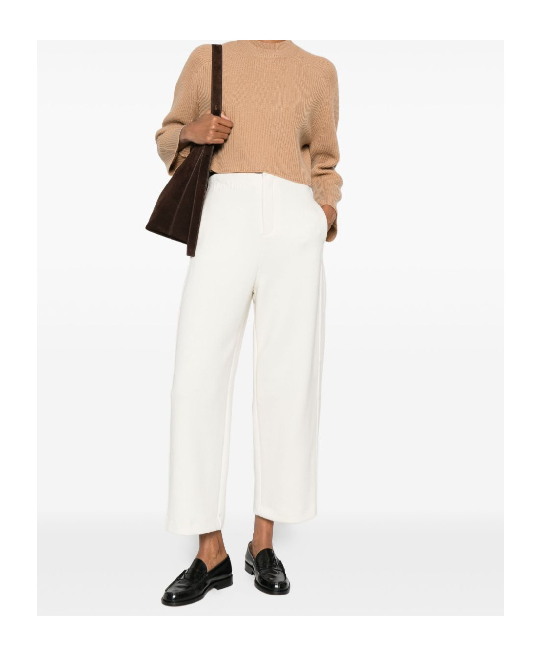 Max Mara Pocket Casual Pants In White