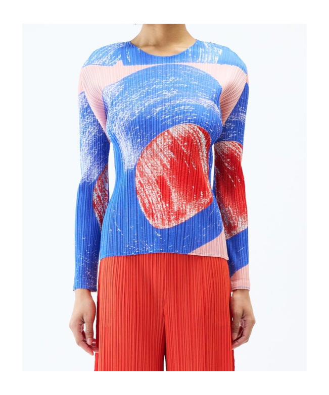 Shop Issey Miyake Backlight Top In Multicolor