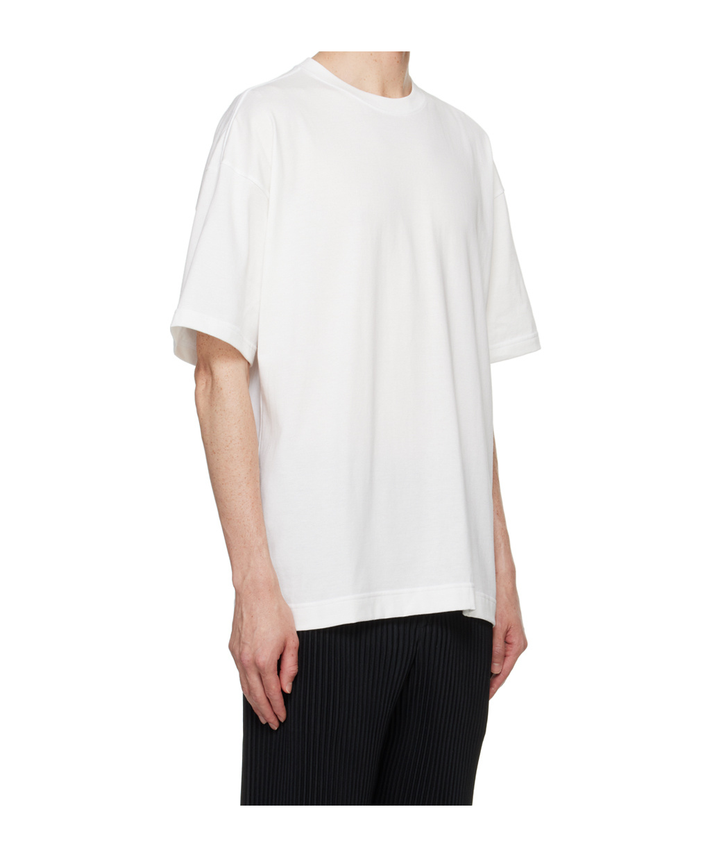 Issey Miyake Pattern Printed T-shirt In White