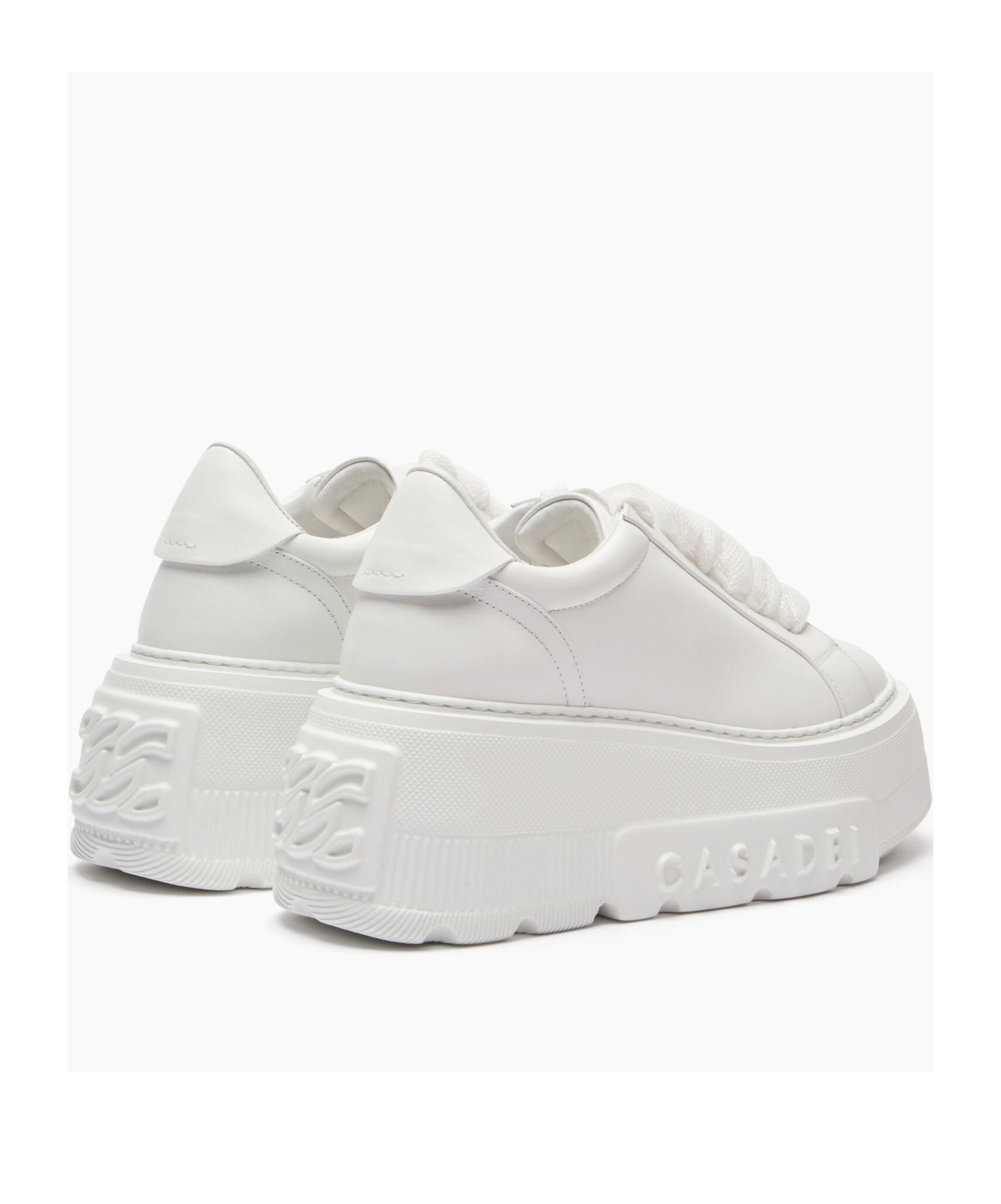 Casadei Nexus Platform Sneakers In White