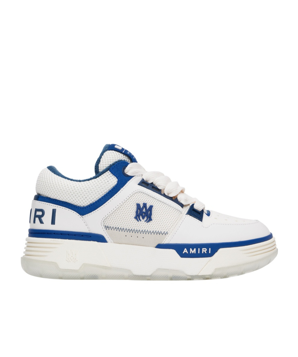 Amiri Men Two-tone Mesh And Leather Ma-1 Sneakers In White