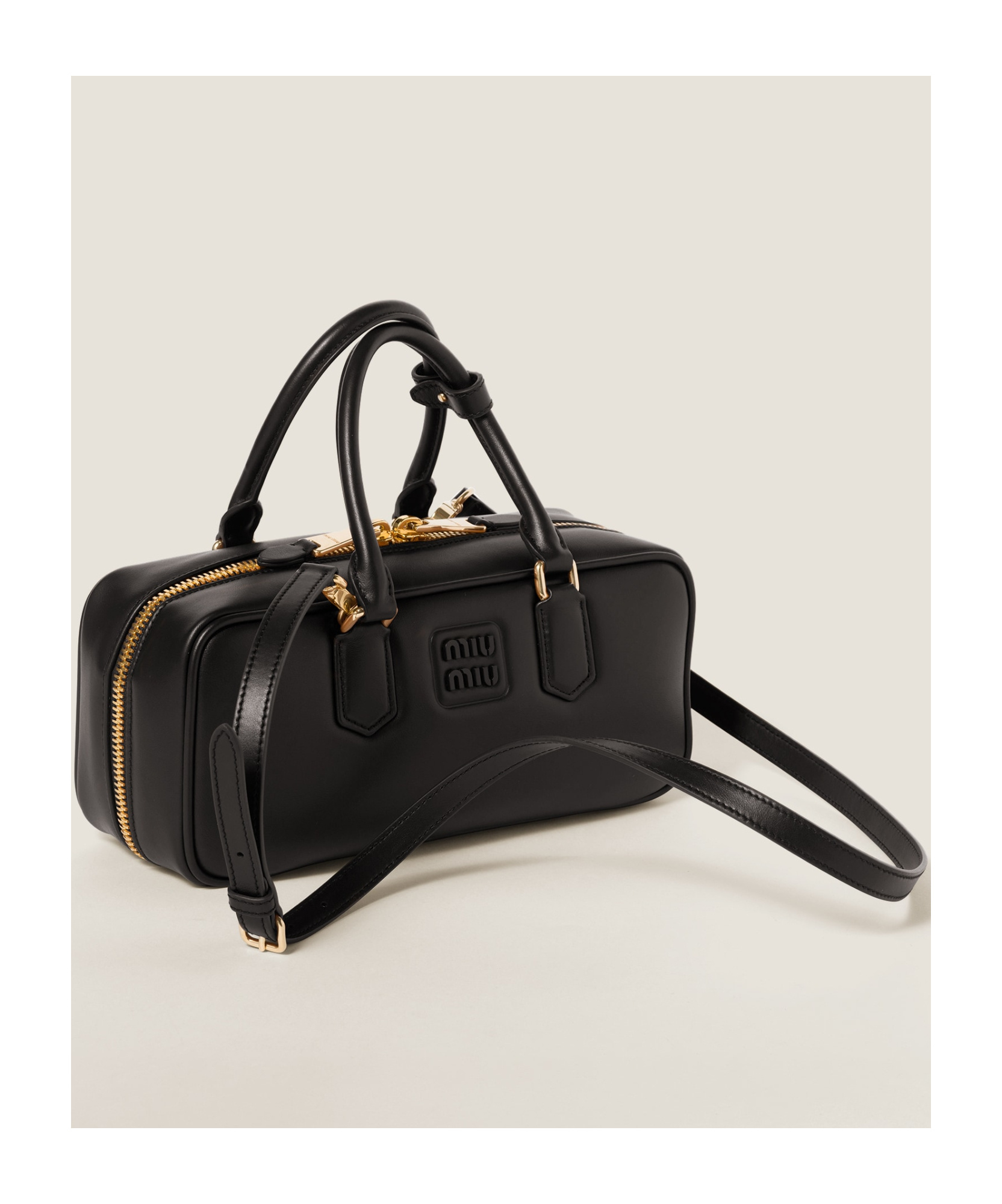 Miu Miu Mini Arcadie Leather Top-handle Bag