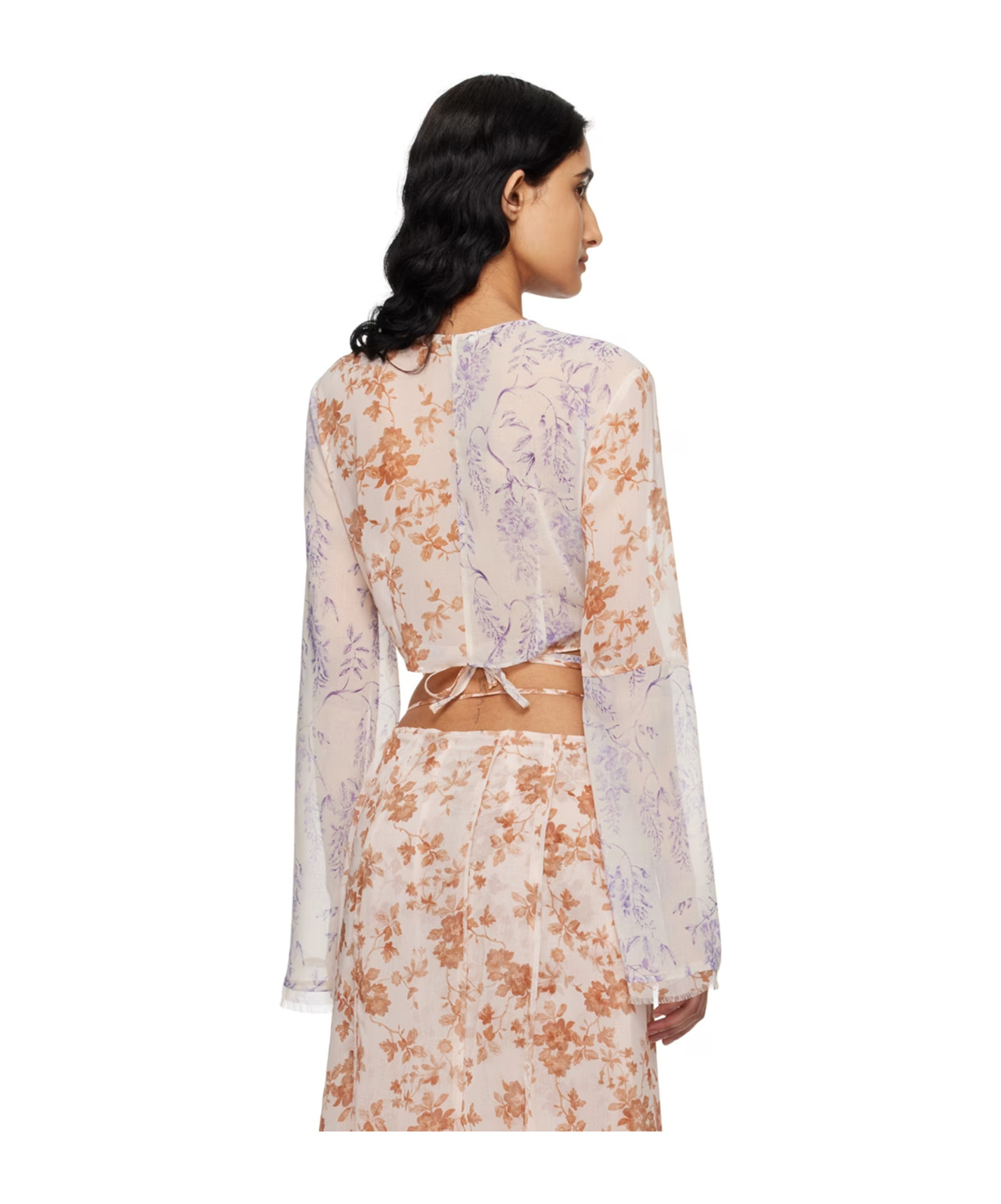 Holzweiler Floral Pattern Printed Blouse In Pink