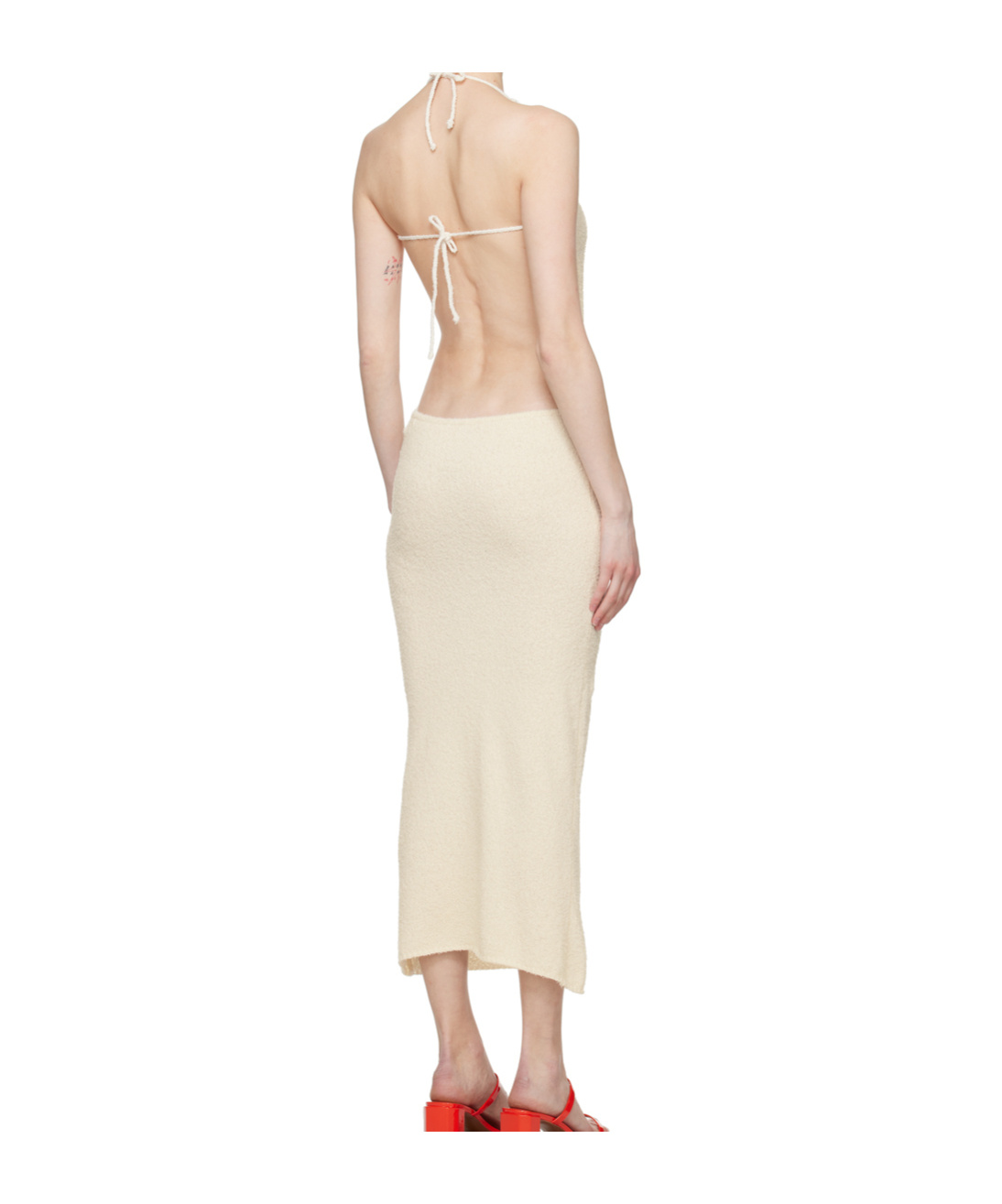 Gimaguas White Marsa Maxi Dress In Neutral