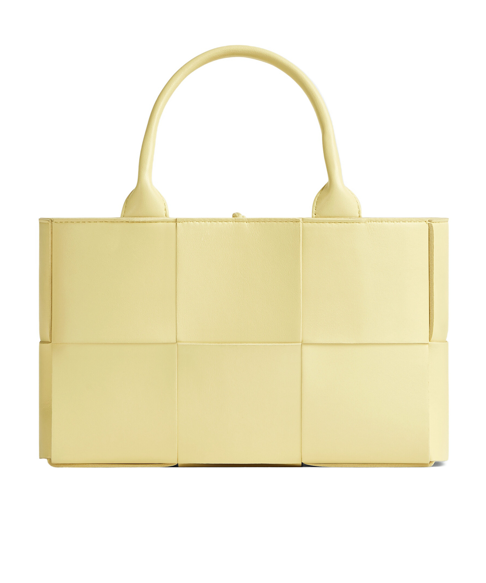 Bottega Veneta Small Arco Leather Tote Bag In Nude