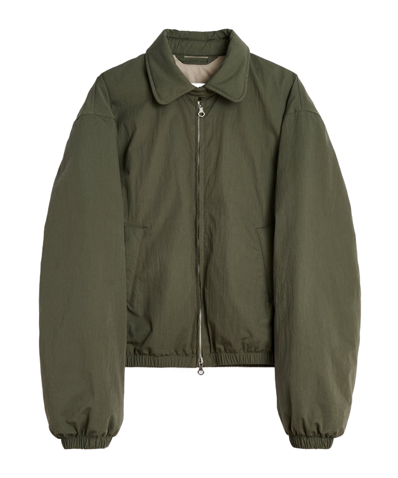Our Legacy Cropped Avenue Puffer Jacket In Green