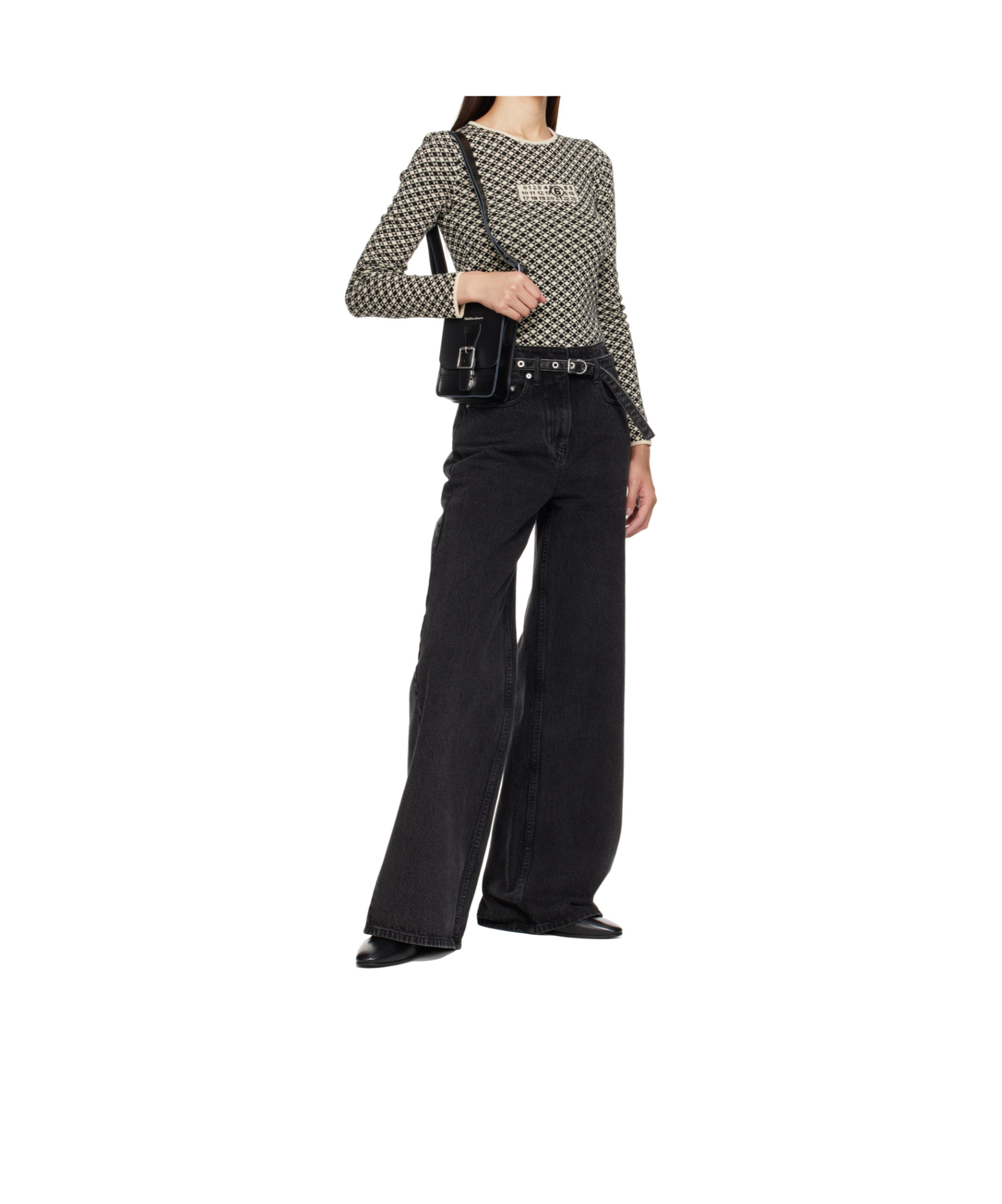 Marsèll Scivolo Leather Ballet Flats In Black