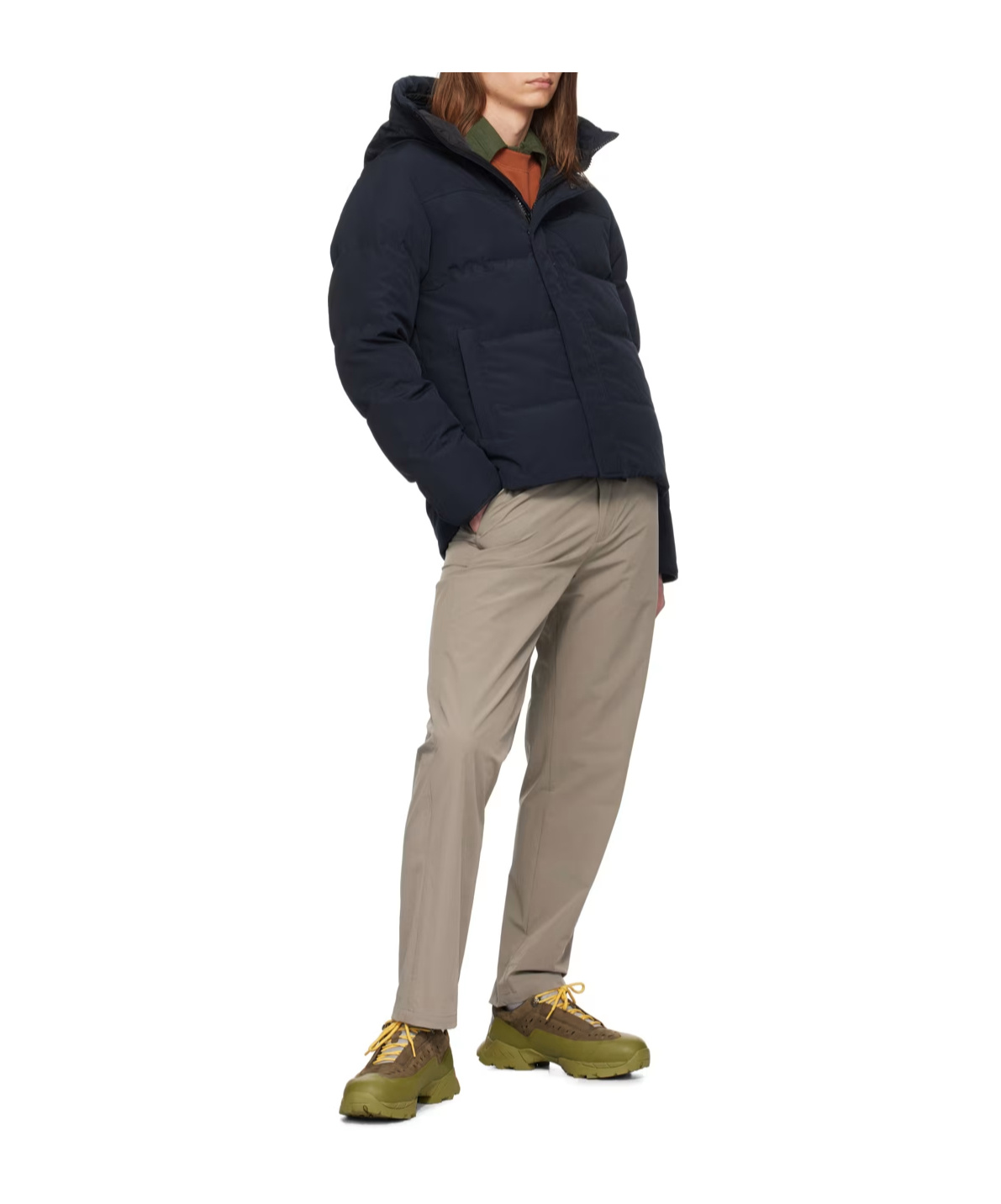Canada Goose Macmillan Embroidered Logo Down Jacket In Black