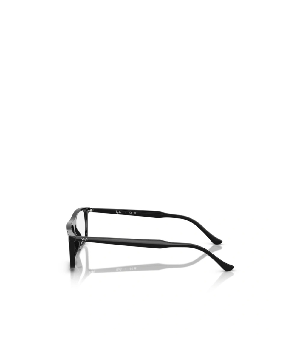 Ray Ban Geometric Frame Plain Mirror In Black