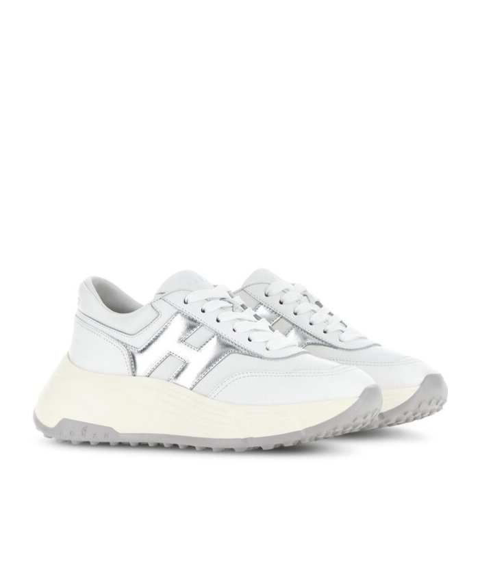 Hogan Laced Sneakers In White