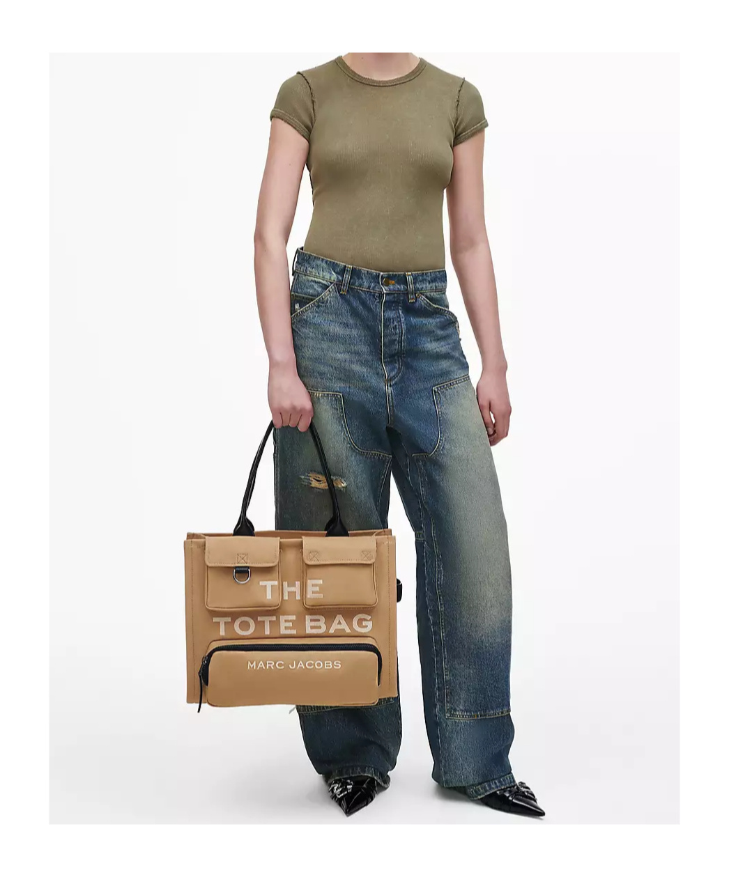 Marc Jacobs Large Cargo Handbag In Brown