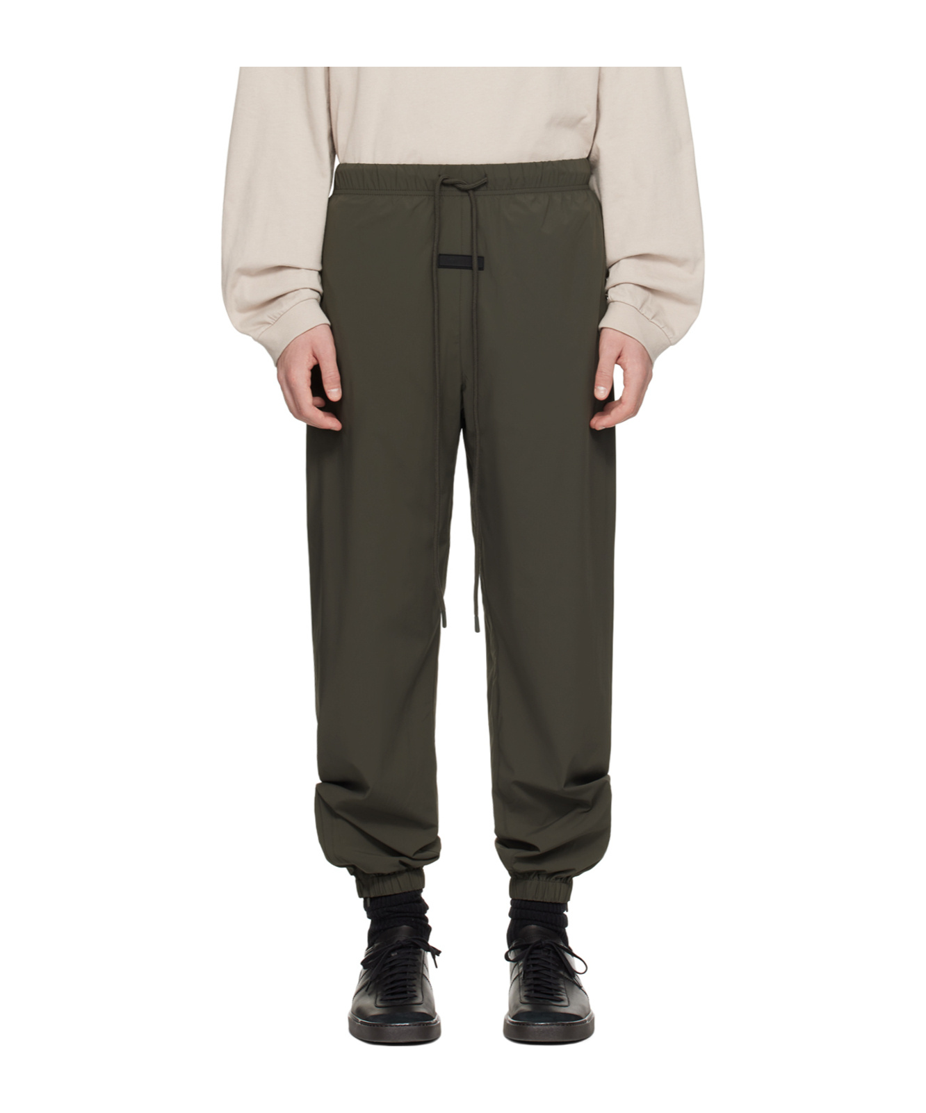 Essentials Drop-crotch Track Pants In Black