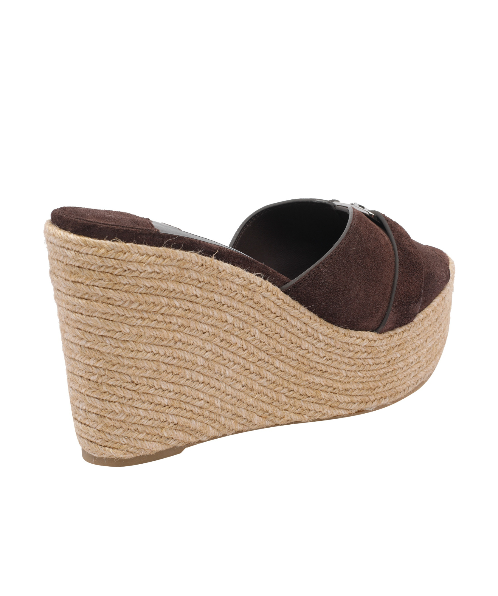 Jimmy Choo 100mm Leather Wedge Espadrille Sandals In Black