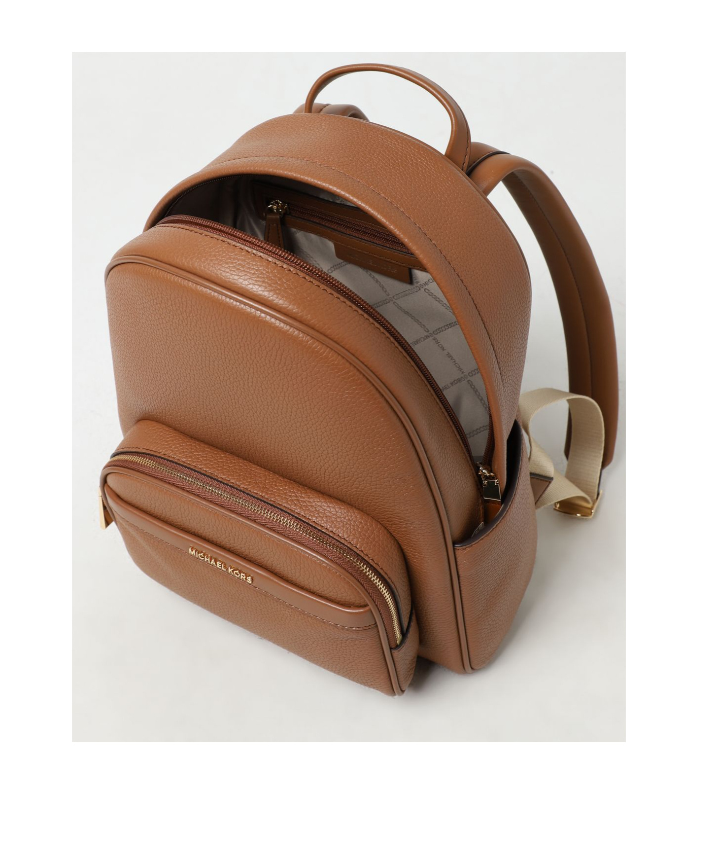 Michael Michael Kors Bex Medium Pebbled Backpack In Brown