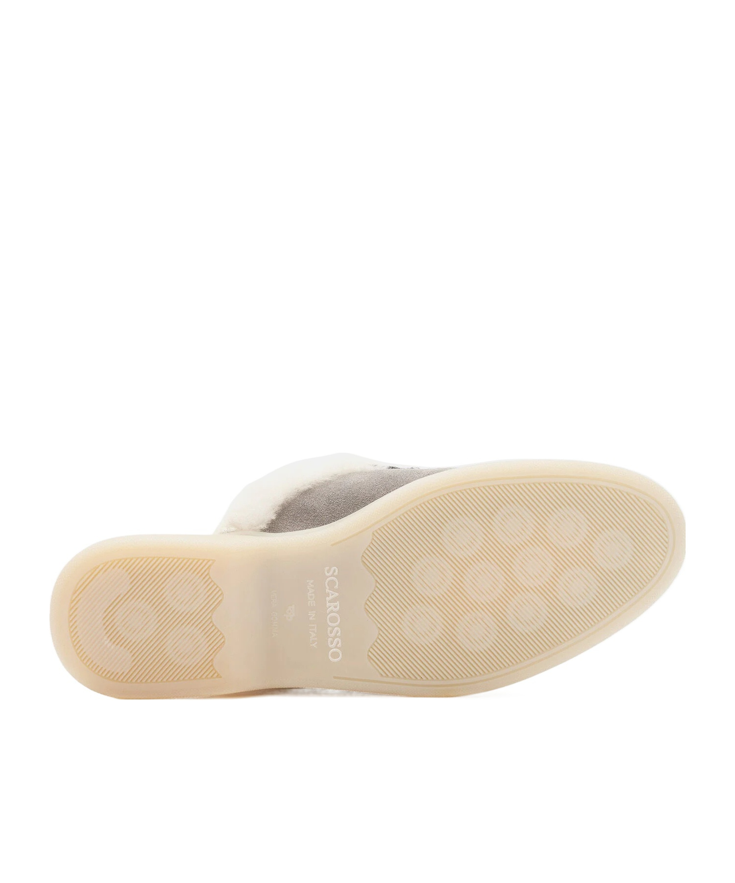 Scarosso Lucrezia Shearling Slip-on Mules In Multi