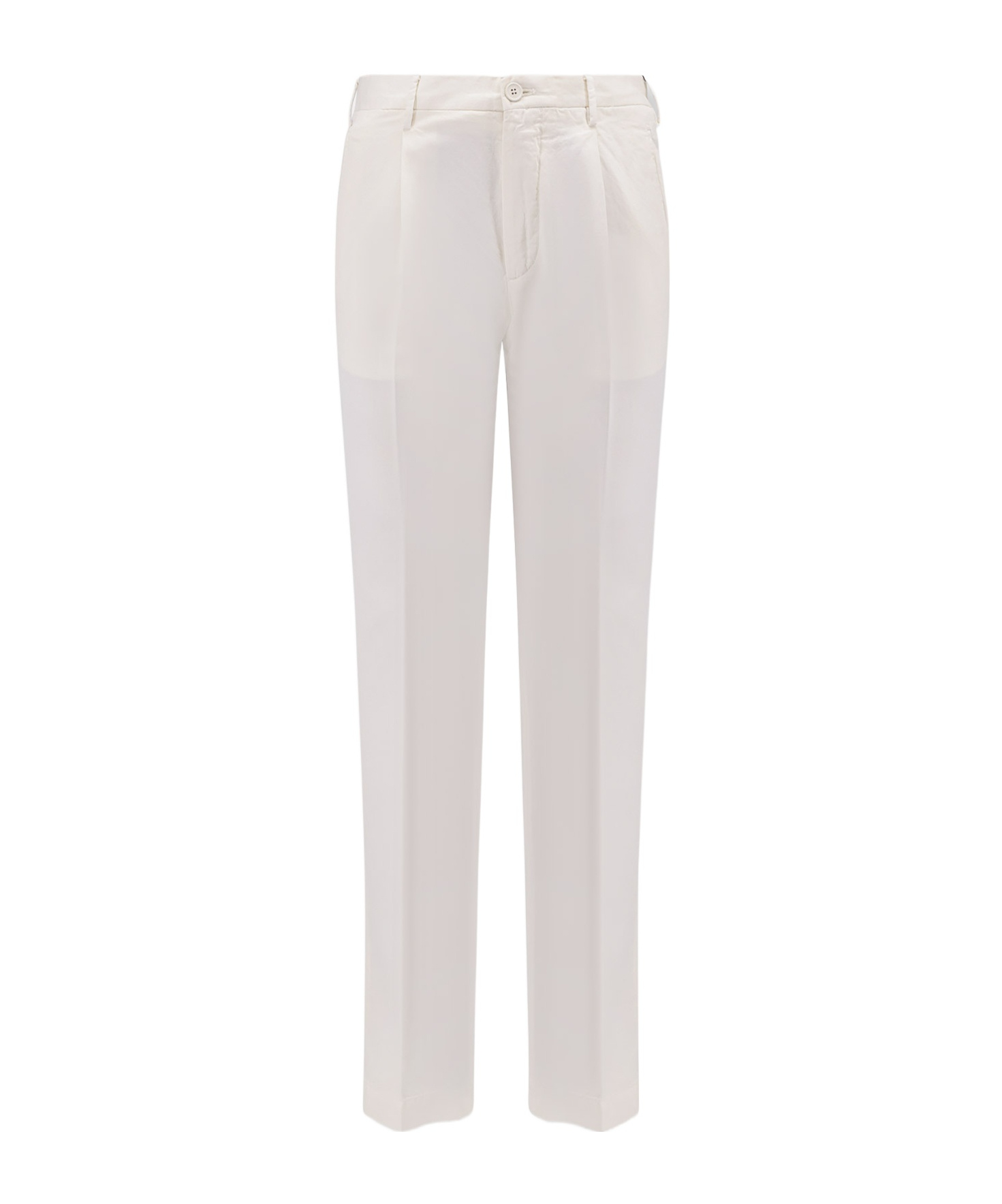 Incotex Belt Loops Slacks In White