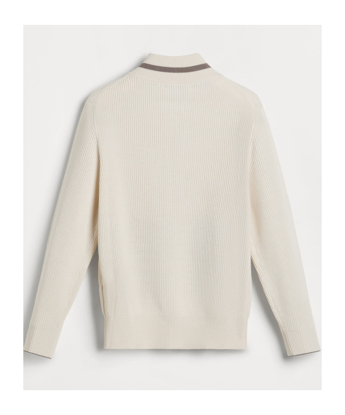 Brunello Cucinelli Ribbed-knit Cardigan In White