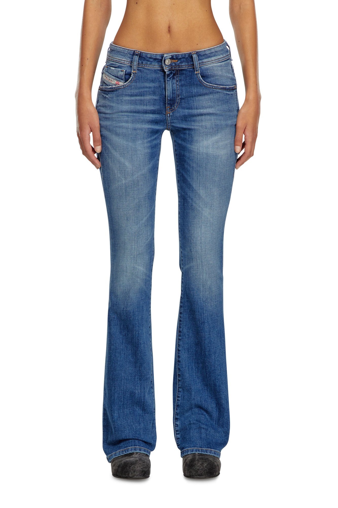 Diesel Bootcut Jeans In Blue