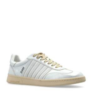 Dsquared2 Fighter Low-top Round Toe Sneakers In White