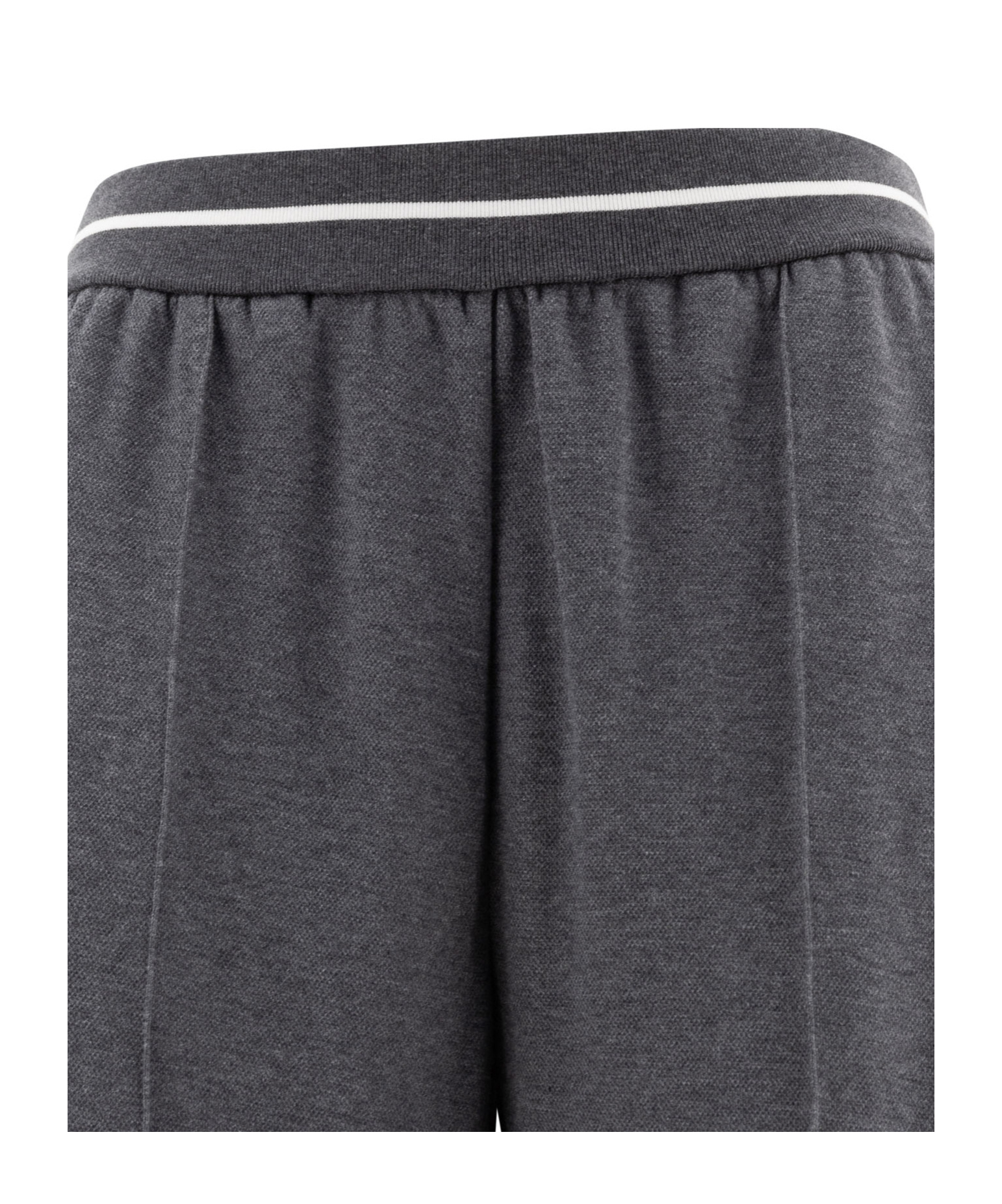 Brunello Cucinelli Cotton Piqué Wide-leg Sweatpants In Black