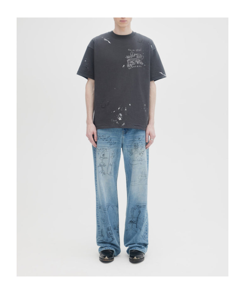 Domrebel Mal T-shirt In Black