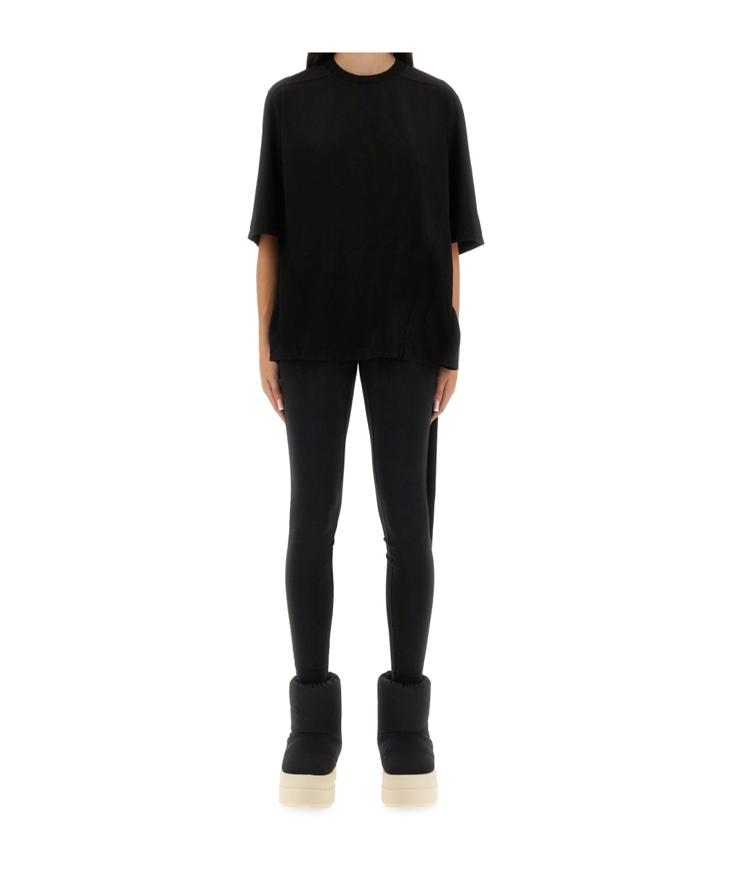 Rick Owens Drkshdw Short-sleeved T-shirt In Black