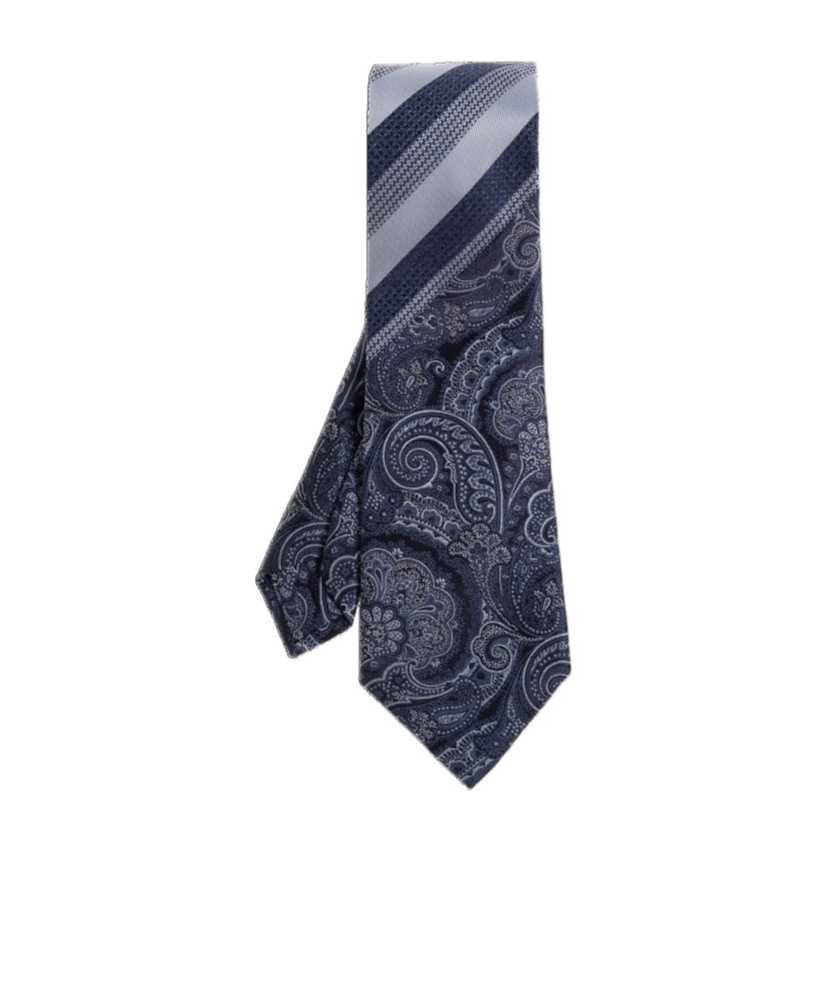 Etro Pointed Tie In Blue
