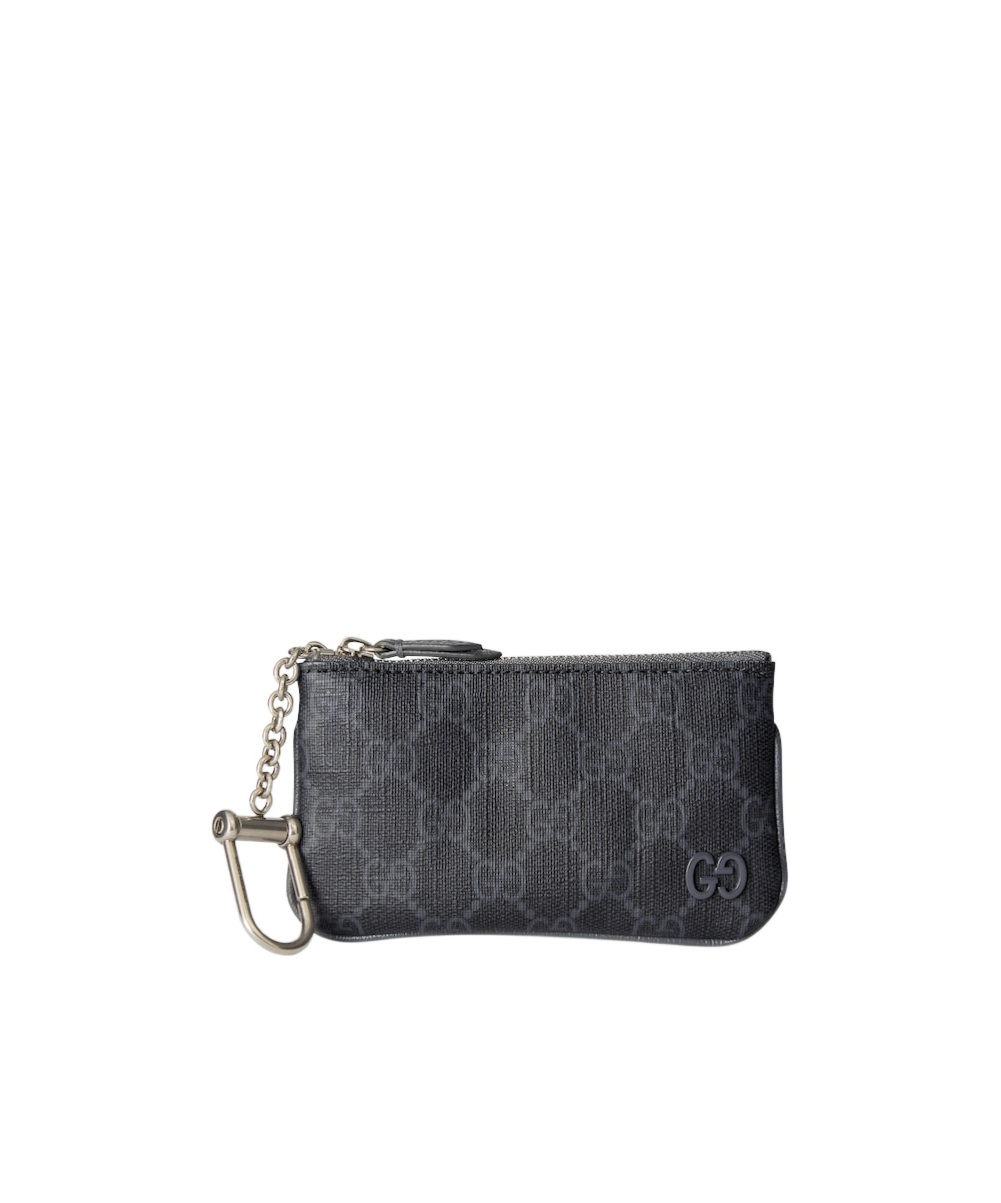 GUCCI GUCCI MONOGRAMMED ZIP-UP KEY CASE