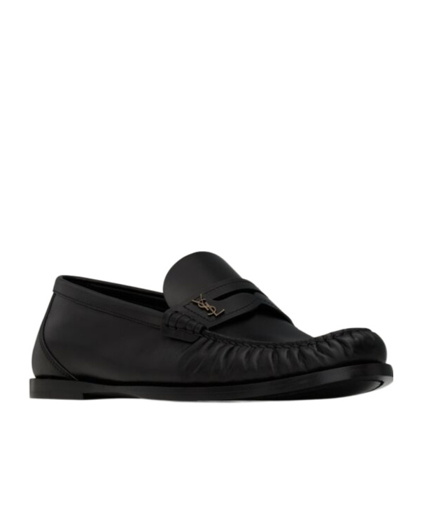 SAINT LAURENT LAURENT LOAFERS IN SMOOTH LEATHER
