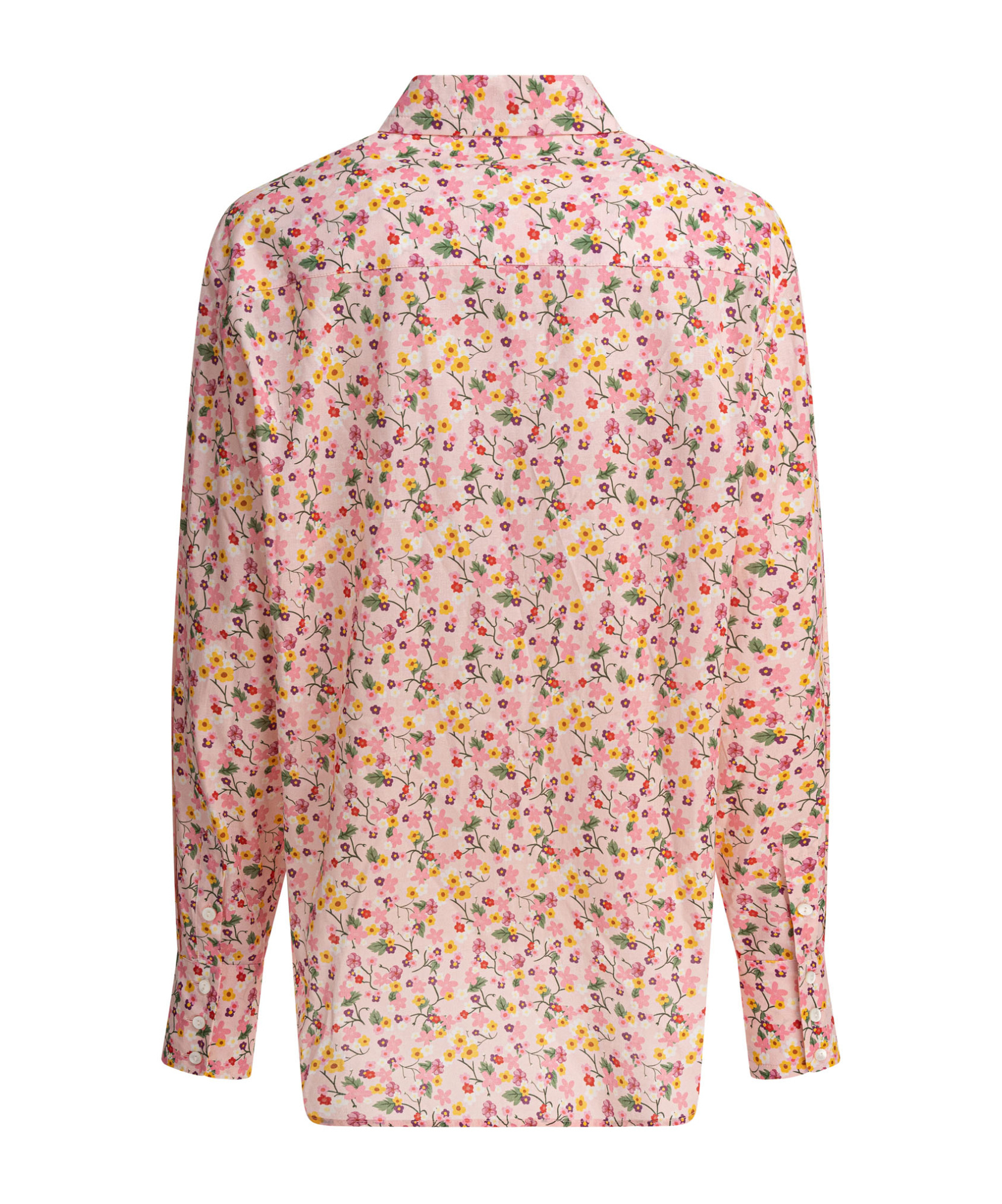 Ines De La Fressange Floral Pattern Long-sleeve Shirt In Pink