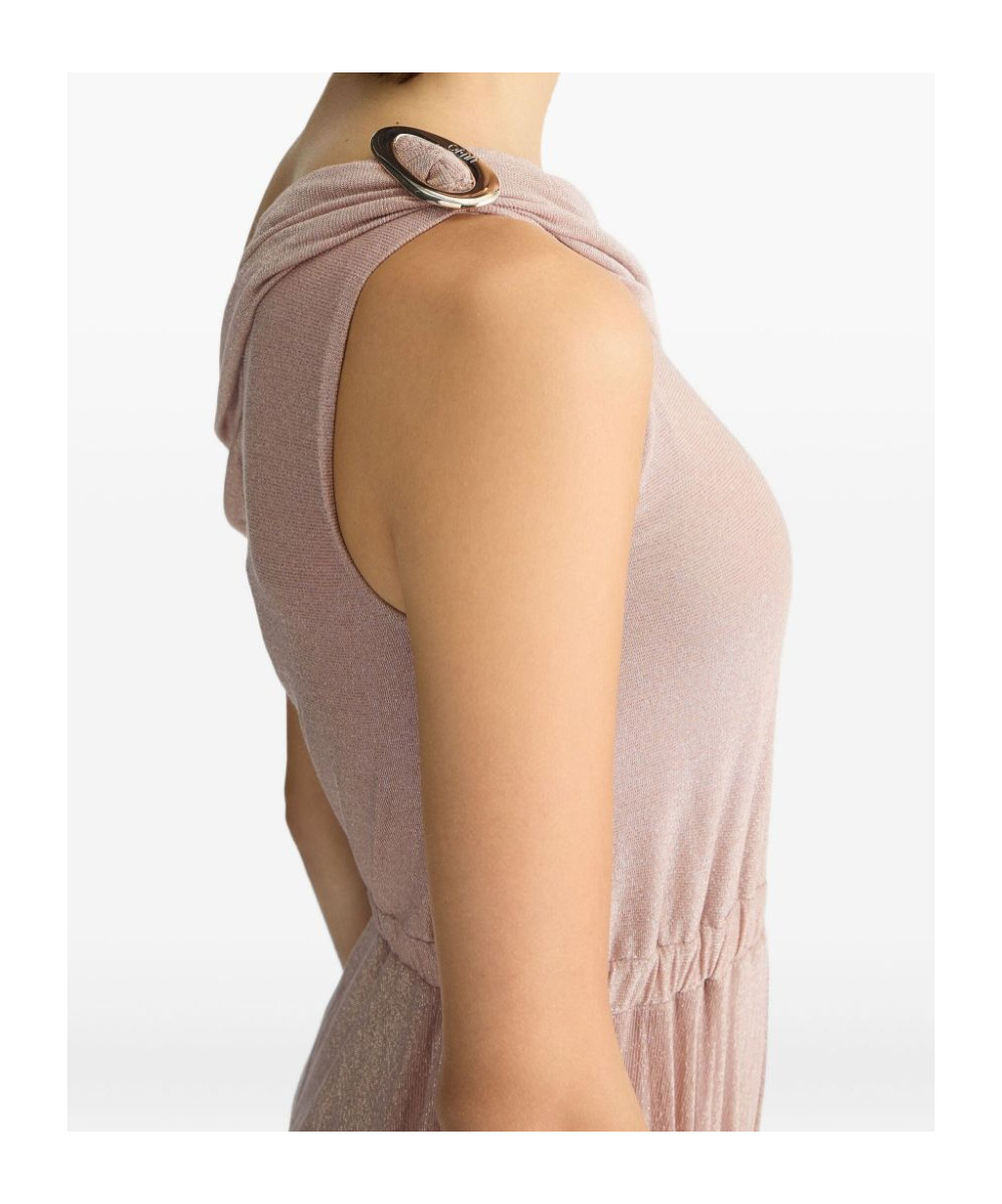 Liu •jo Liu Jo Elegant Powder Pink Sleeveless Evening Dress In Nude
