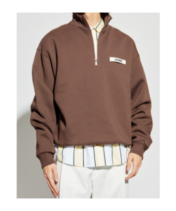 Jacquemus Le Camionneur Gros Grain In Brown