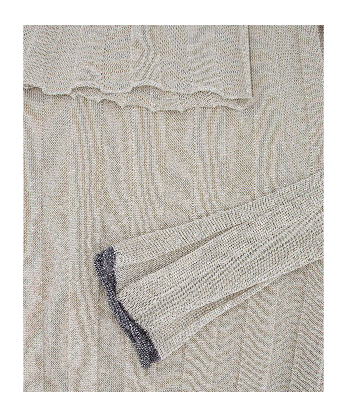 Fabiana Filippi Lurex Sweater Sweaters And Cardigans Gold In Neutral