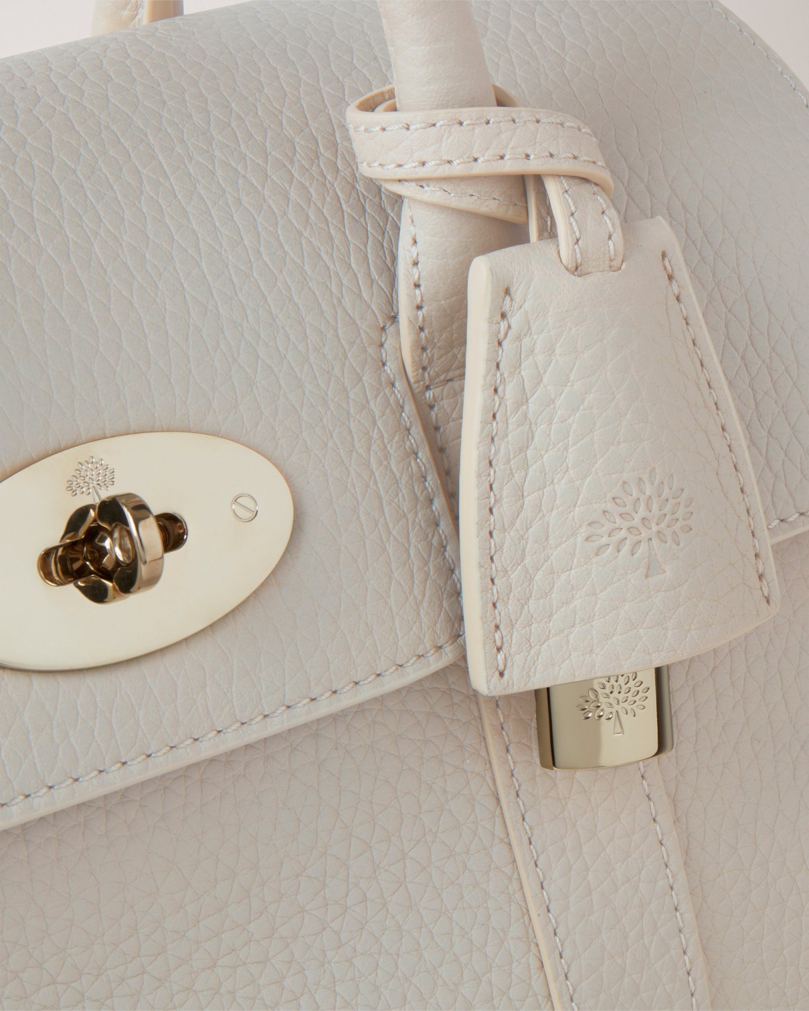 Mulberry Small Bayswater Leather Tote Bag In Nude