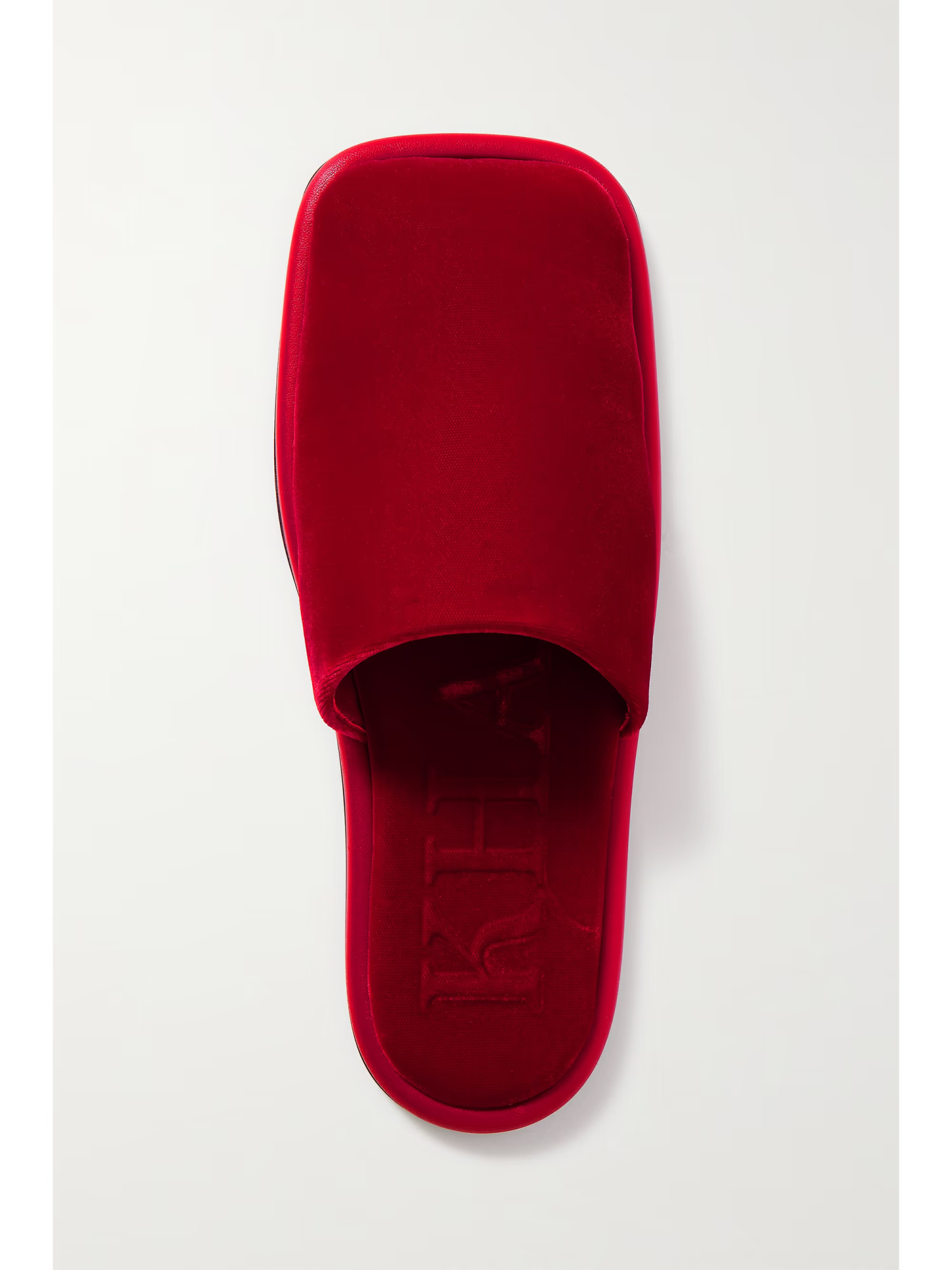 Khaite The Monaco Slides In Red