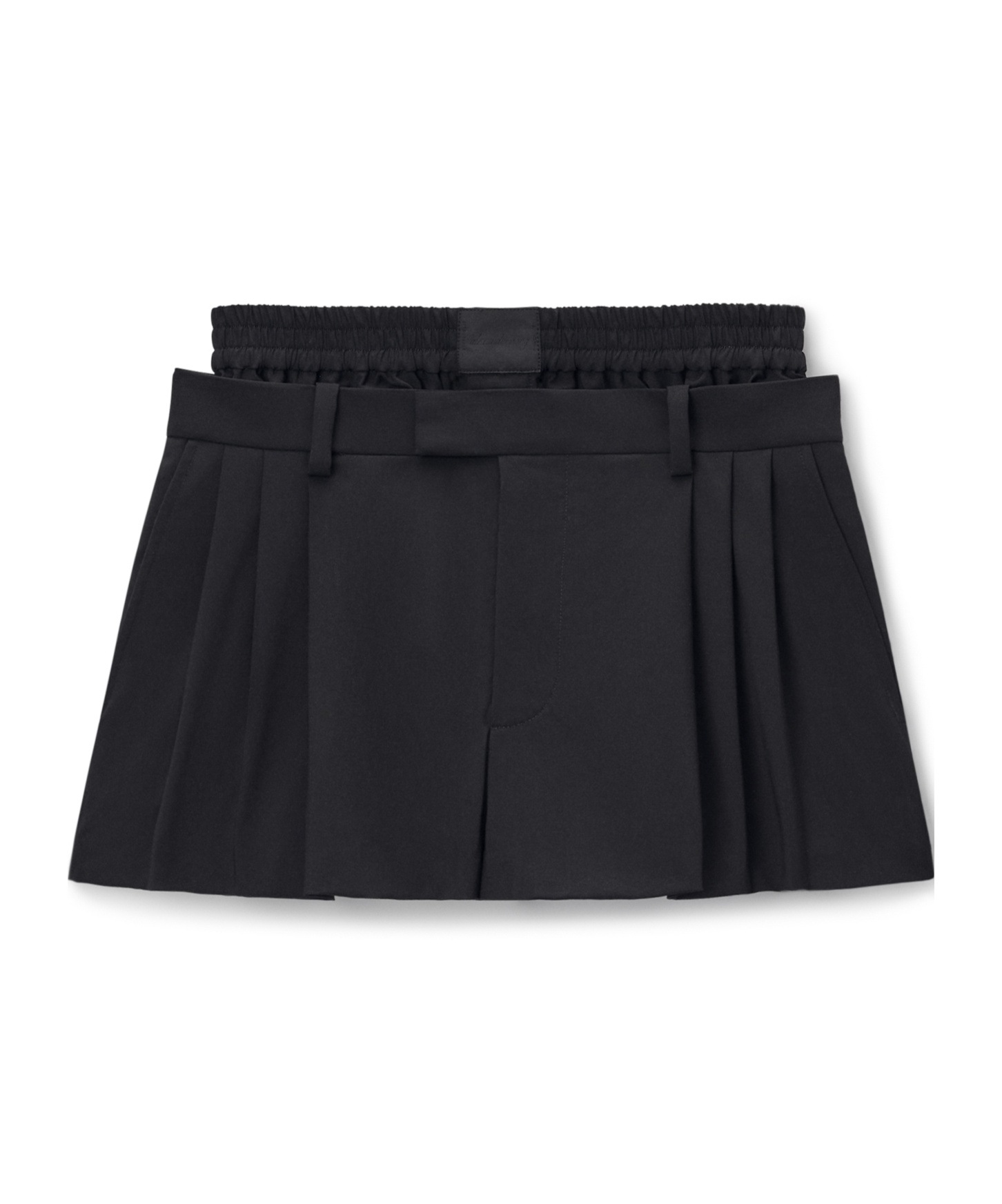 Shop Alexander Wang Boxers-inserted Shorts In Black