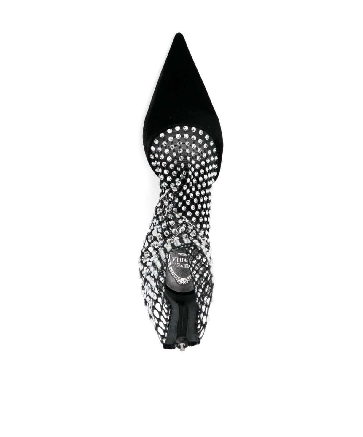 Shop René Caovilla 80mm Galaxia Pumps In Black