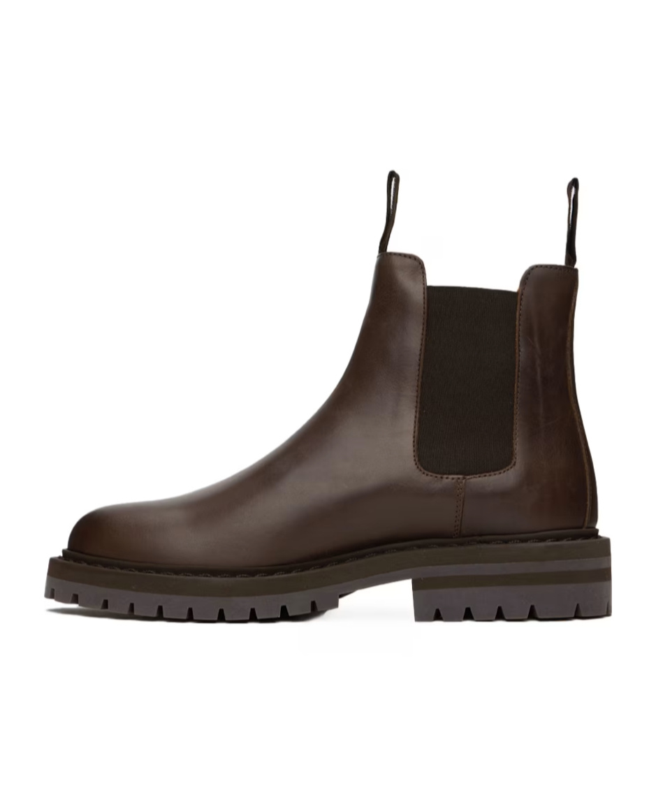 Common Projects Round Elastic Boots In Black