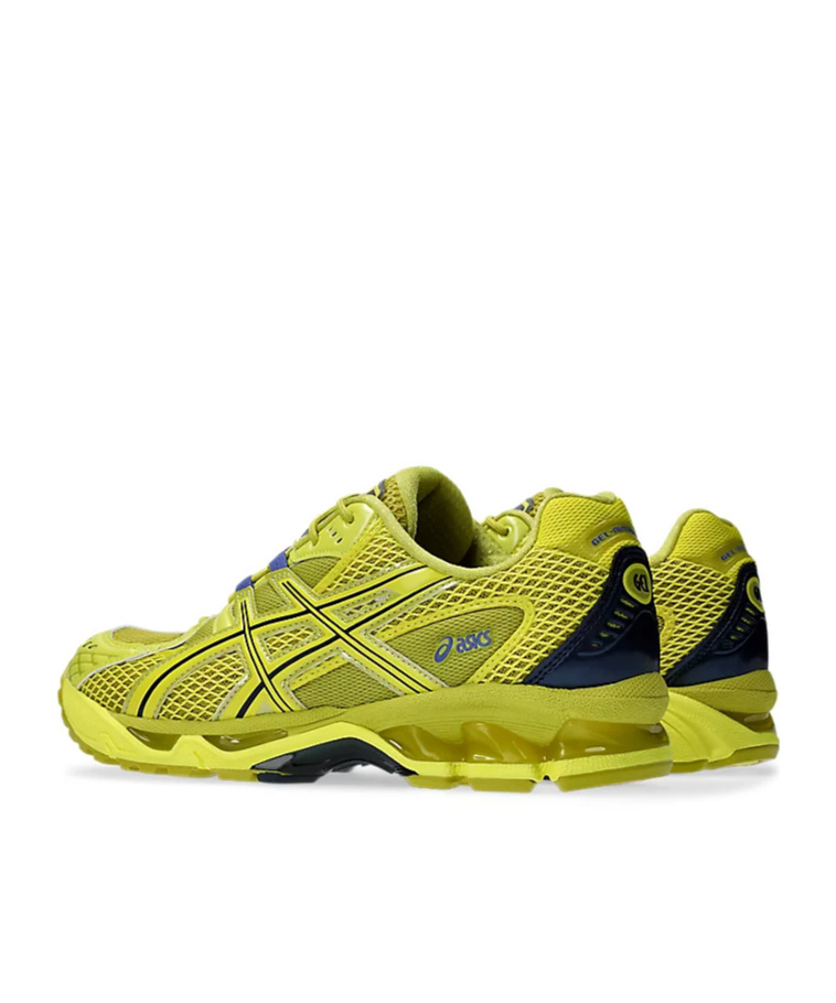 Asics Mesh Rubber Sole Sneakers With Branded Heel