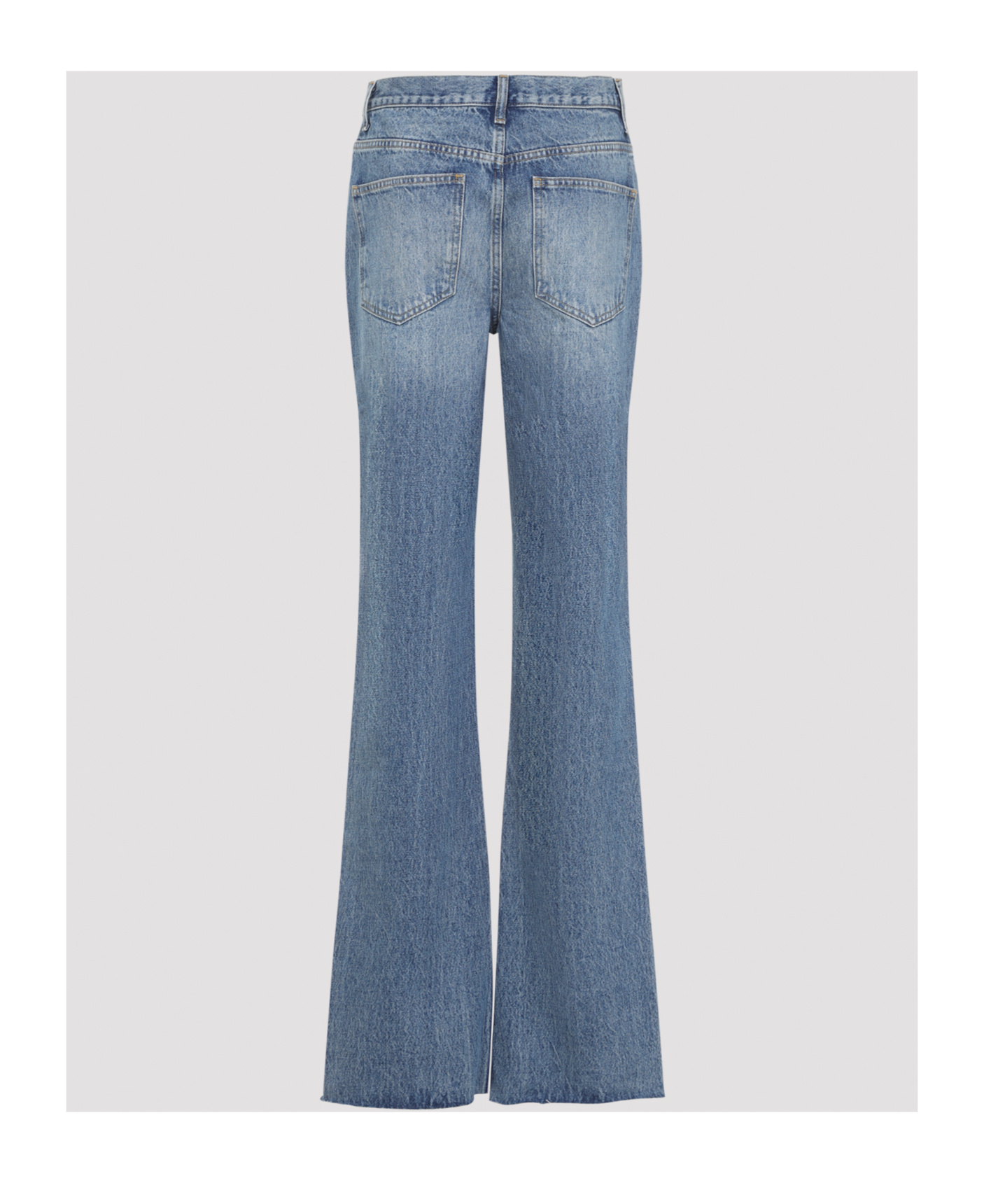 The Frankie Shop Dalston Flared Jeans Five Pockets In Blue