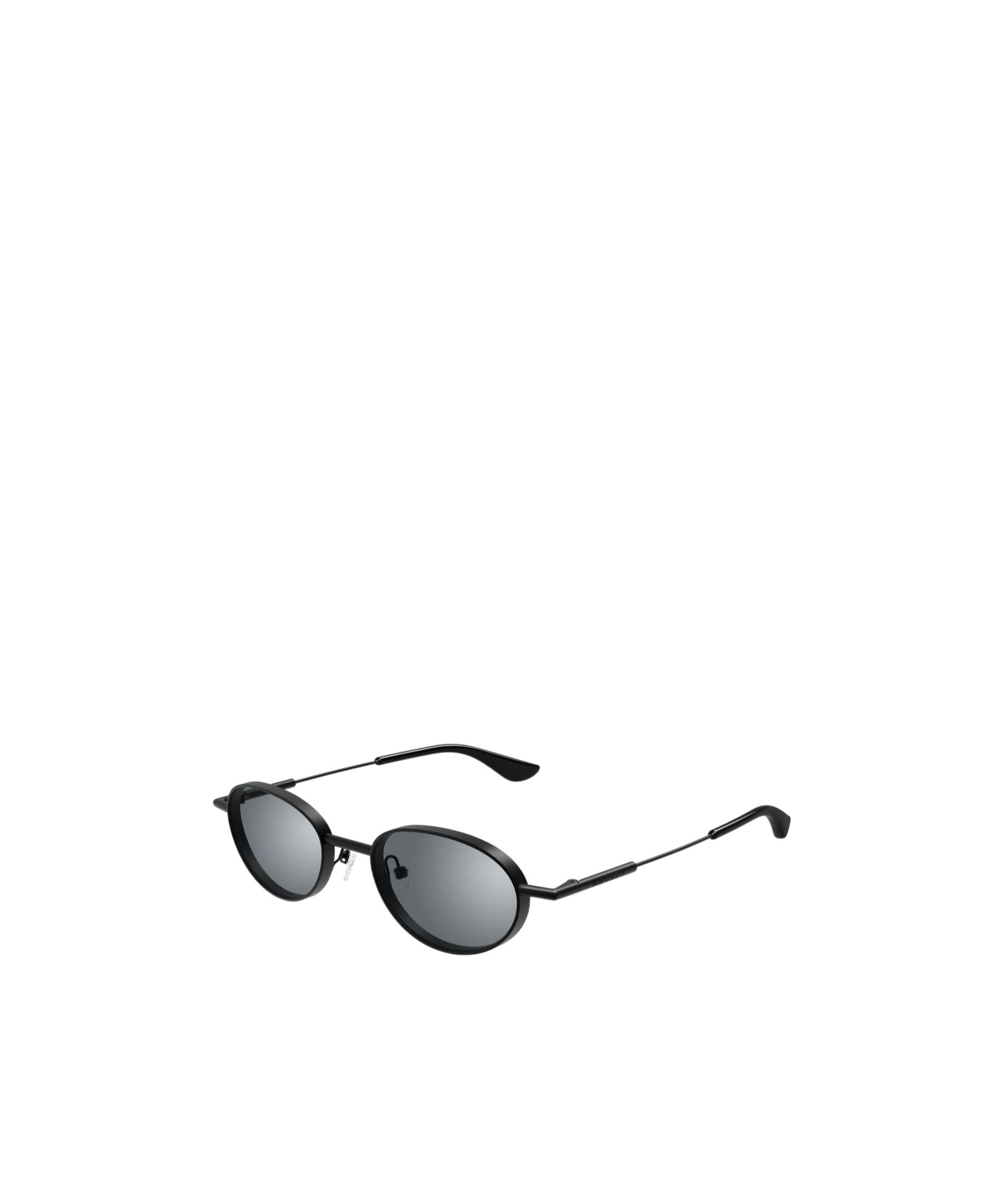 Alexander Mcqueen Geometric Frame Sunglasses In Gray