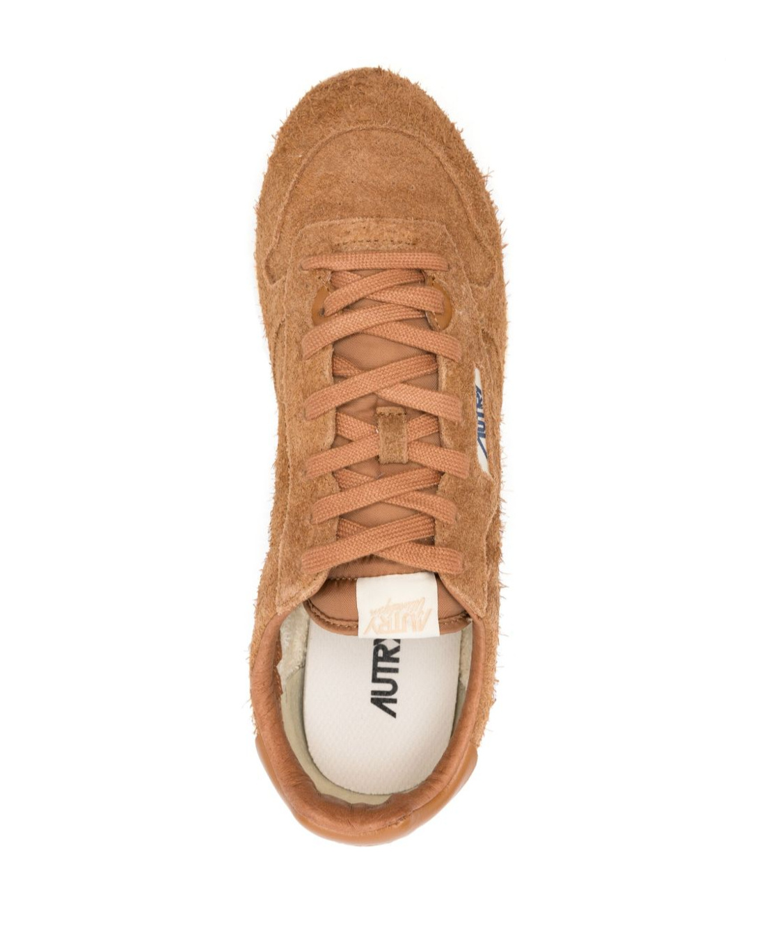 Autry Suede Leather Low Top Sneakers In Brown