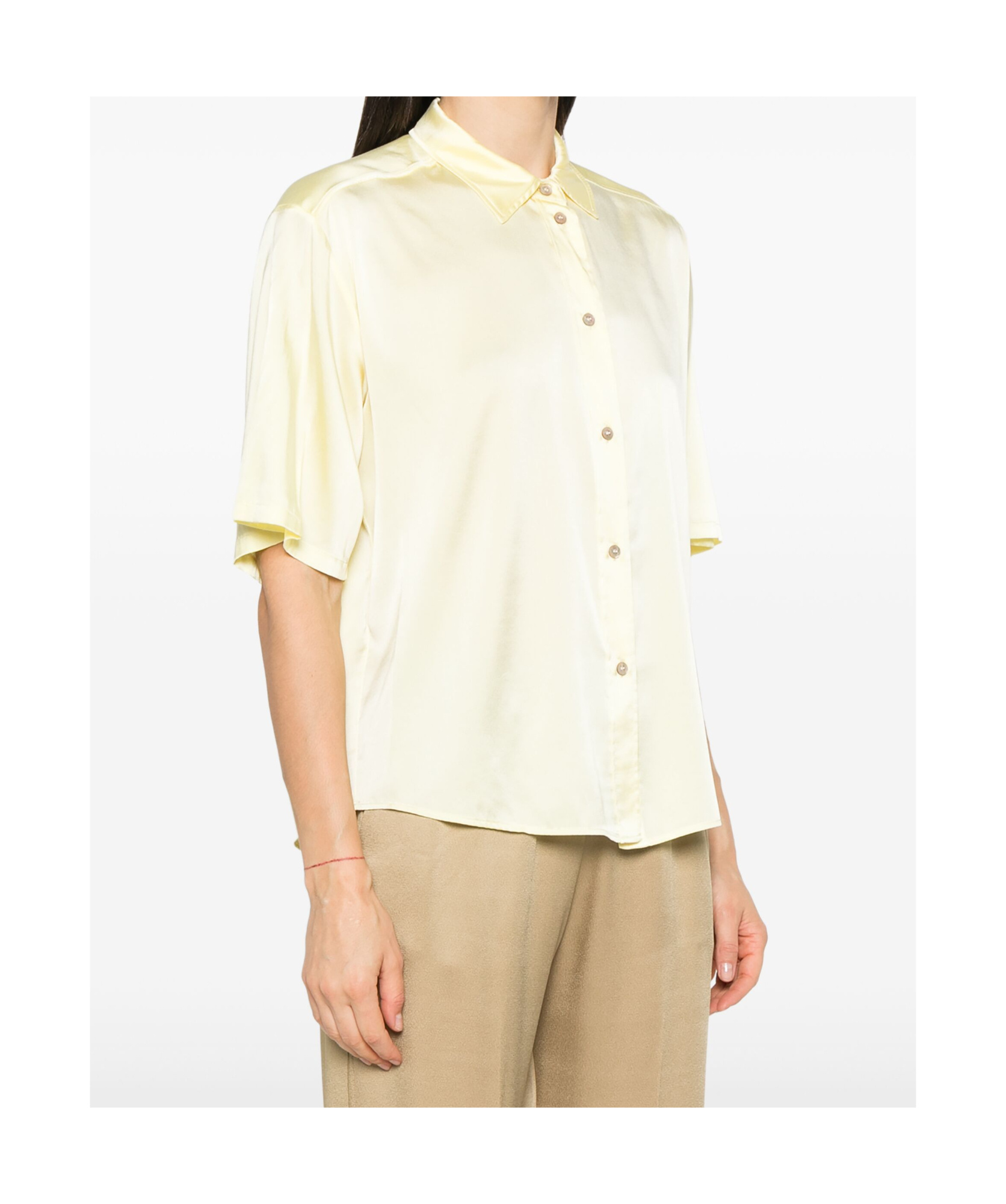 Shop Forte Forte Half-sleeve Shirt In White