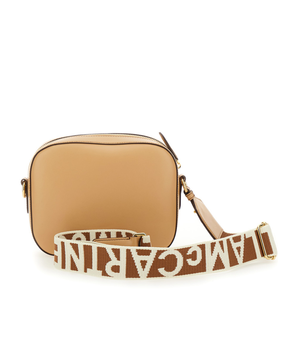 Stella Mccartney Zippered Shoulder Bag In Nude