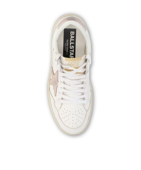 Golden Goose Lace-up Low-cut Casual Shoes In White