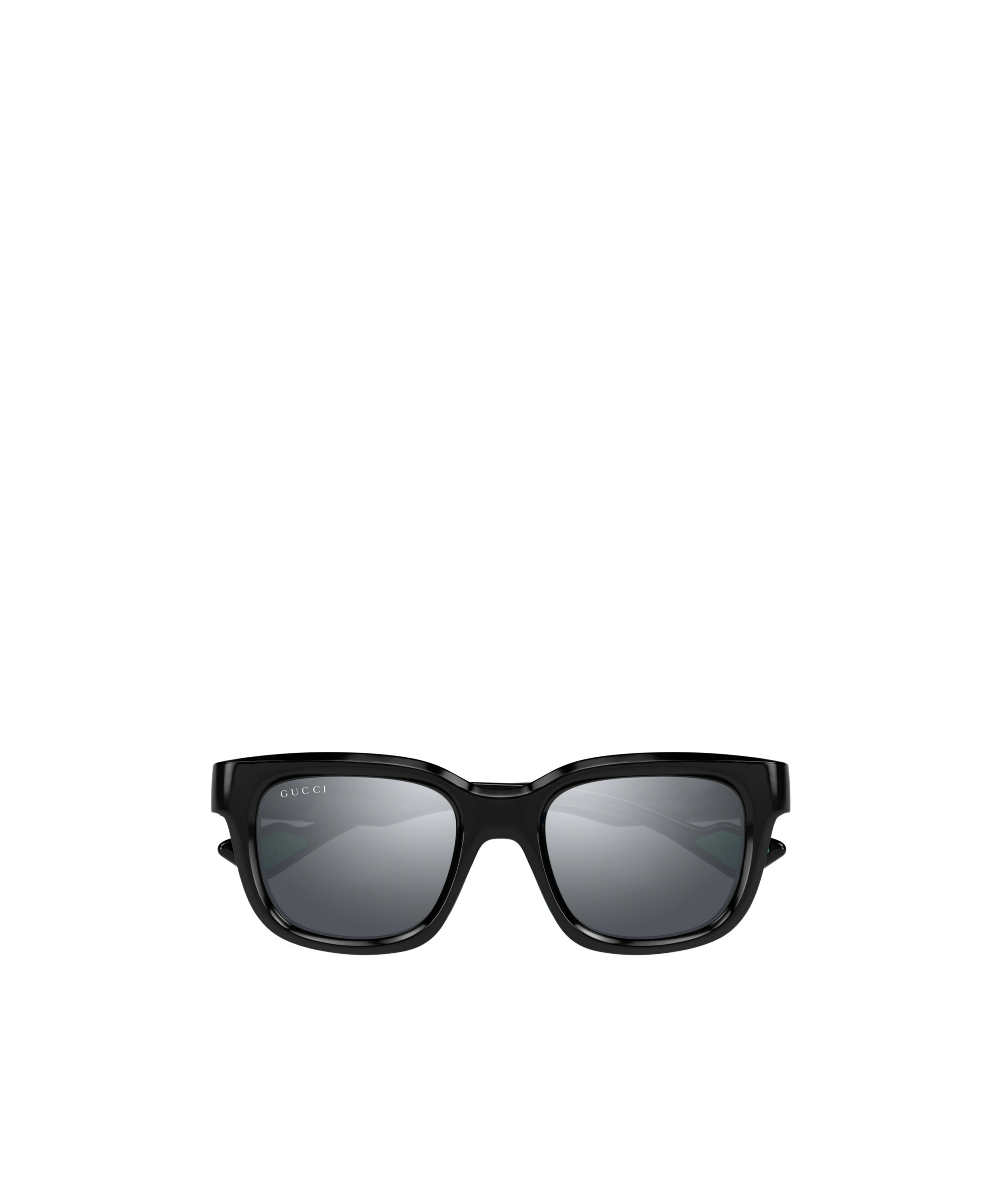 Gucci Eyewear Arm Plate Logo Sunglasses In Black
