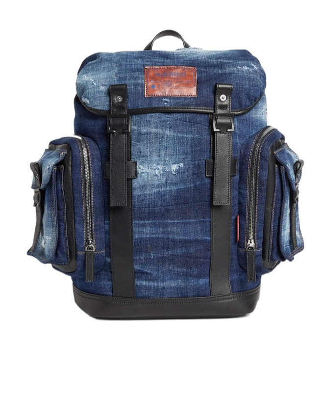 Dsquared2 Dsquared Denim Backpack In Blue