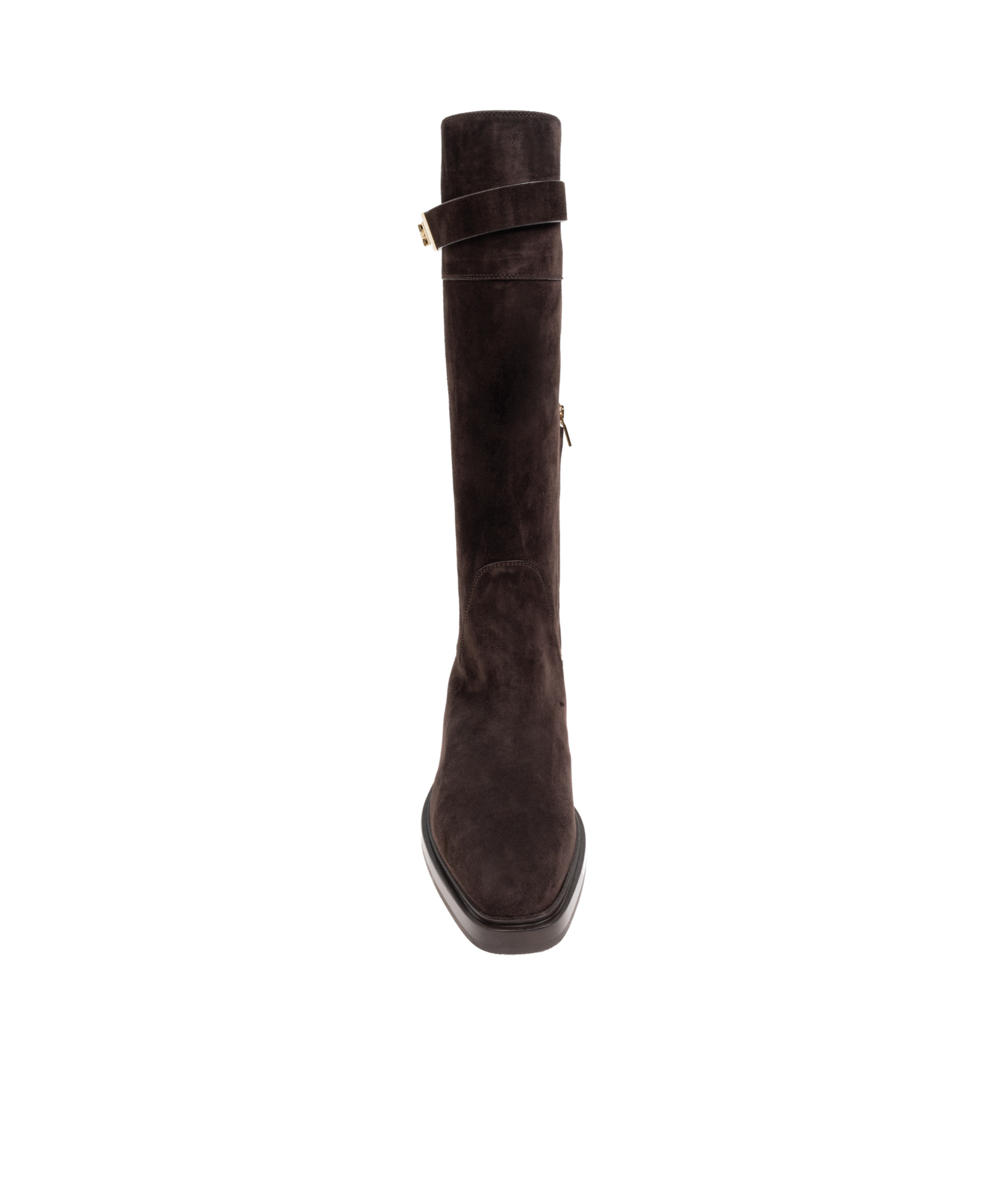 Ferragamo Short Boot In Black