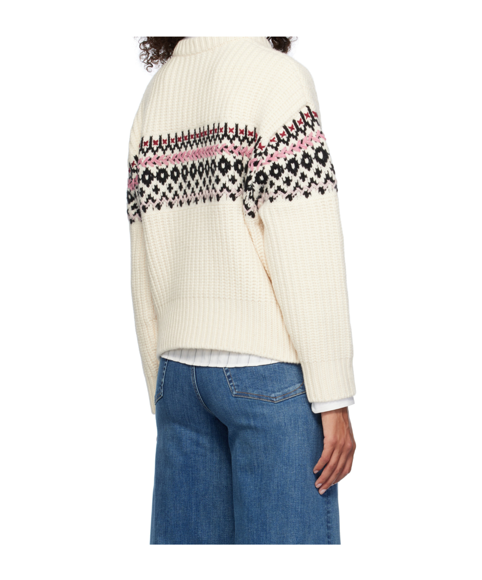 Rag & Bone Long-sleeved Sweater In White
